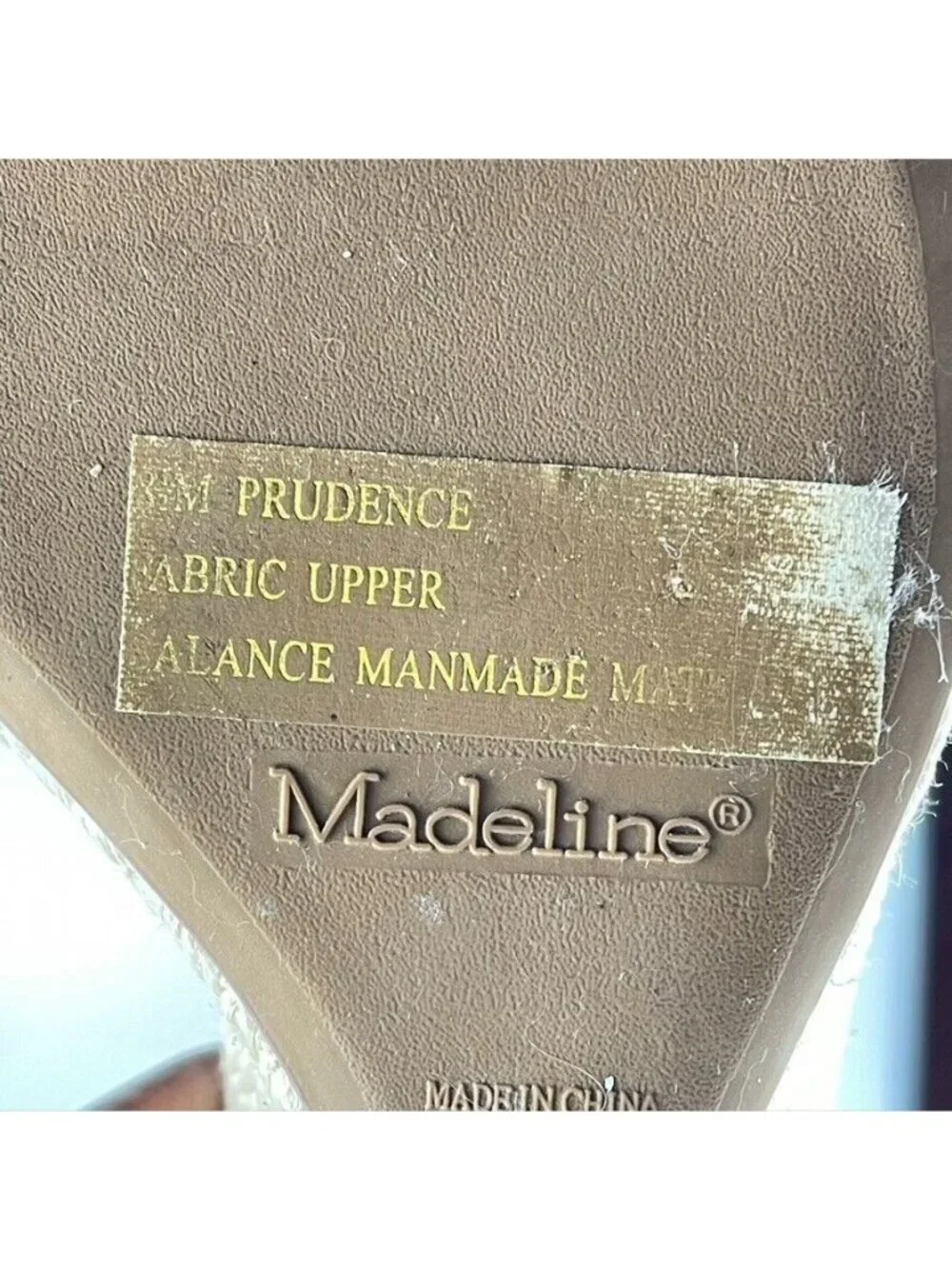 Madeline Shoes Prudence Espadrille Platform Wedge Slide Sandals Women's 10M
